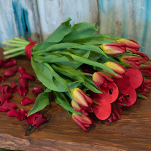 Tulipanowe :dwa serca"